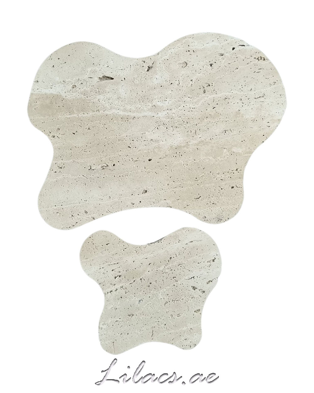 Travertine  board 30x25 & coaster 15x15cm